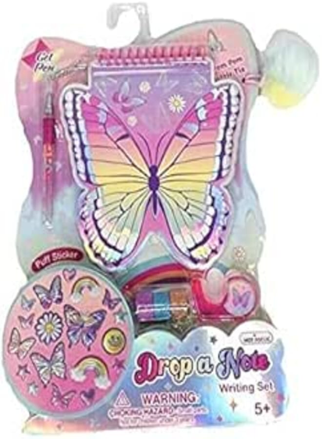 HOT PRODUCT Butterfly Drop A Note Writing Set